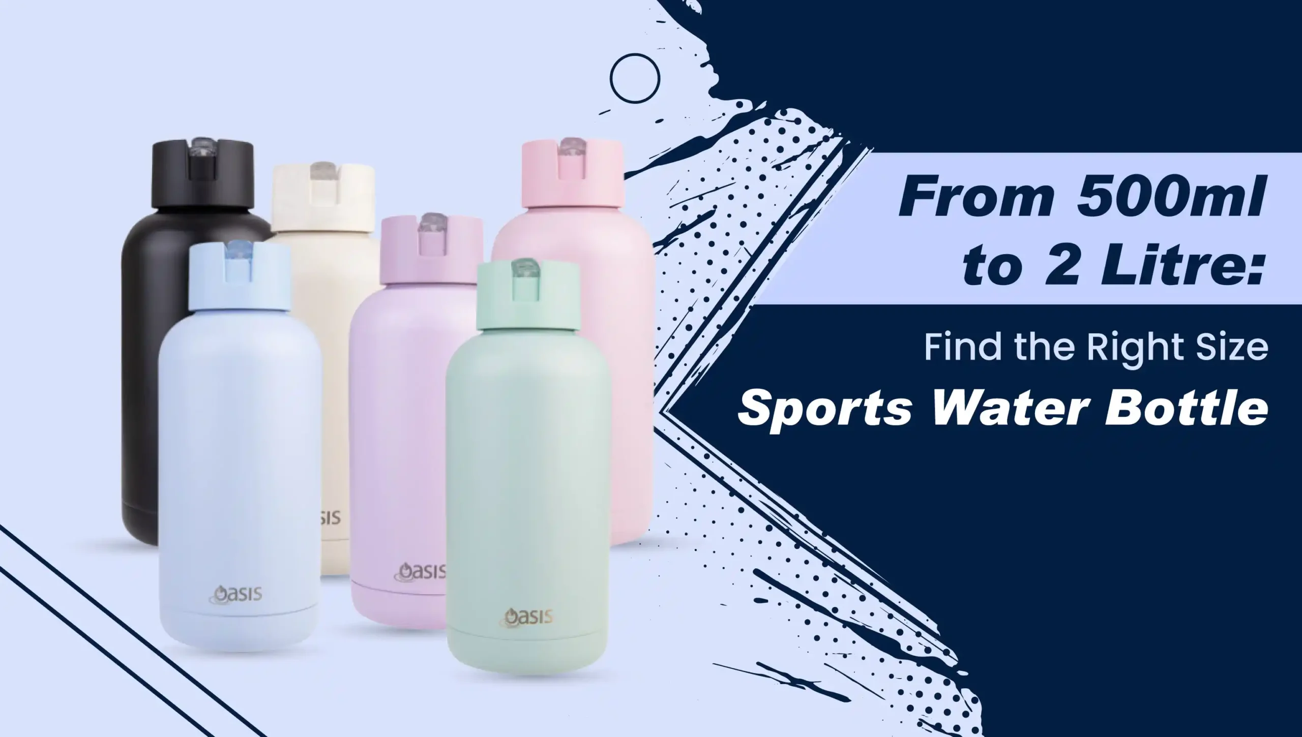 sports water bottle